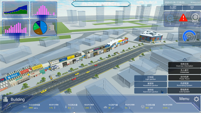 居然之家北京十里河店樓宇智能化平臺